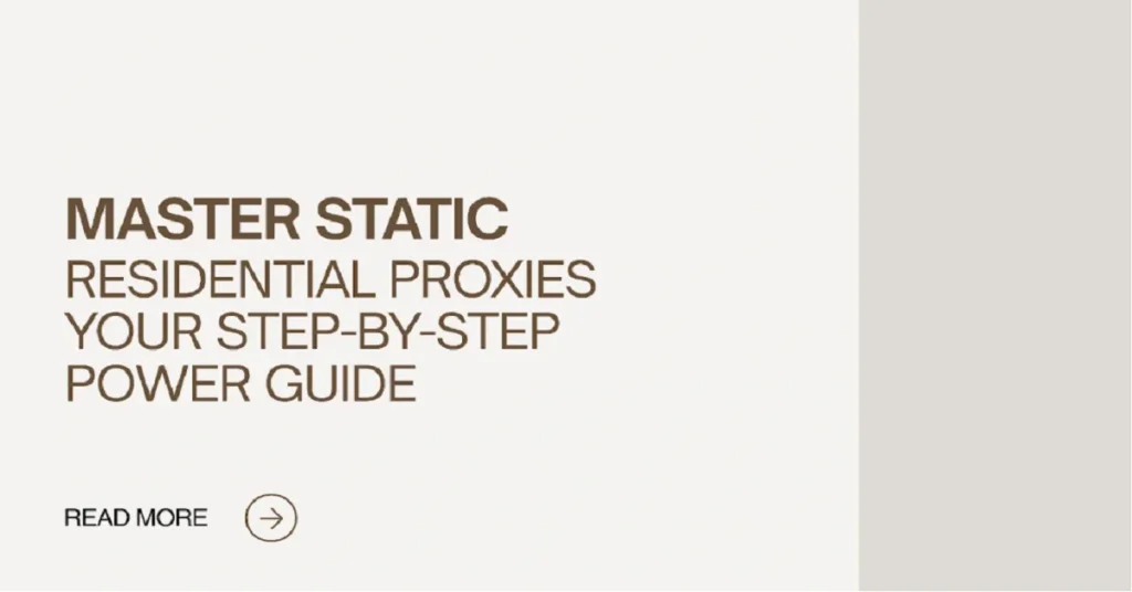 static residential proxy